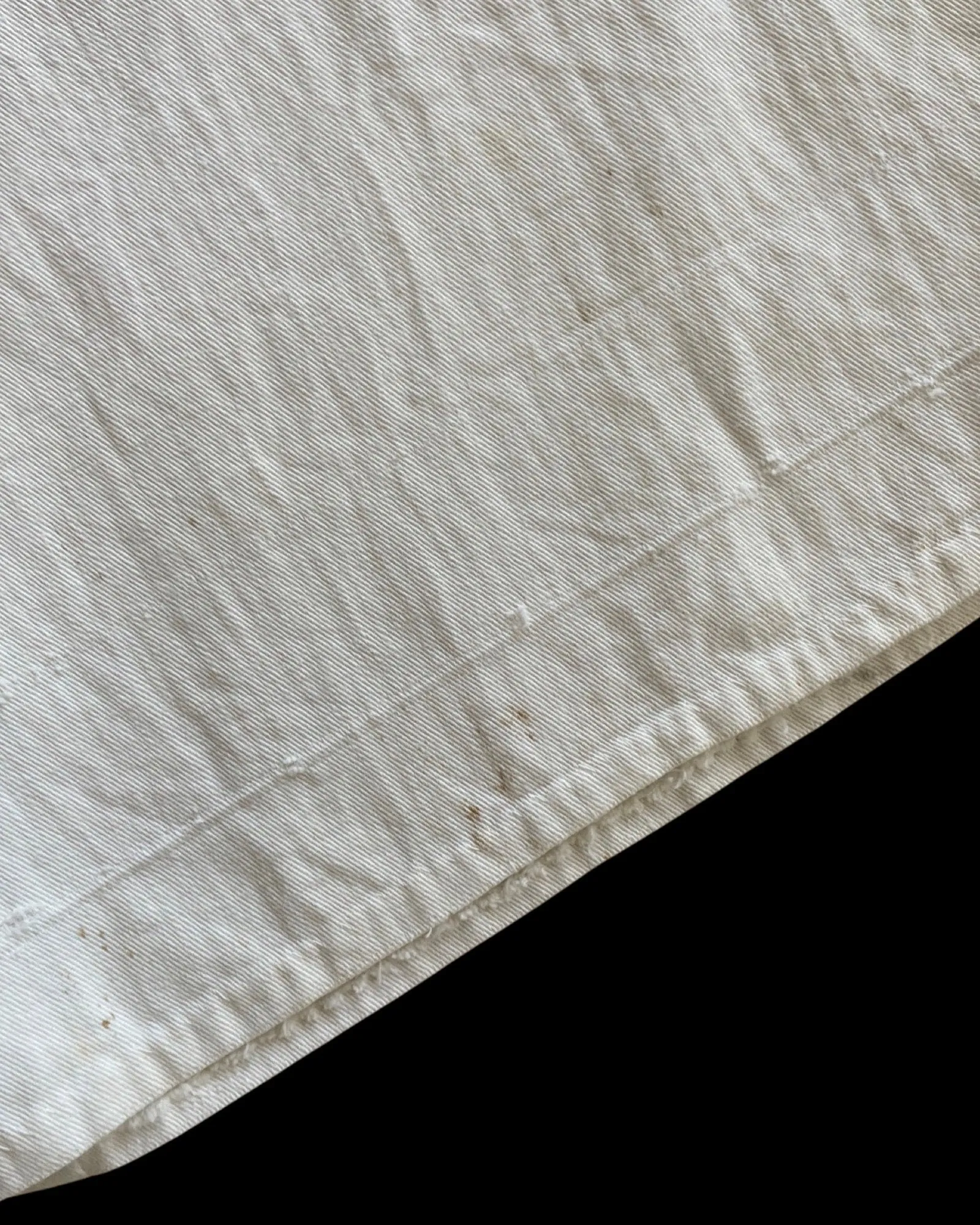 1930s Wide Leg Cotton Twill Sailor Button Fly Dungareesl