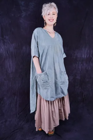 2310 The Hi-Lo Tunic Dress Kingfisher-U