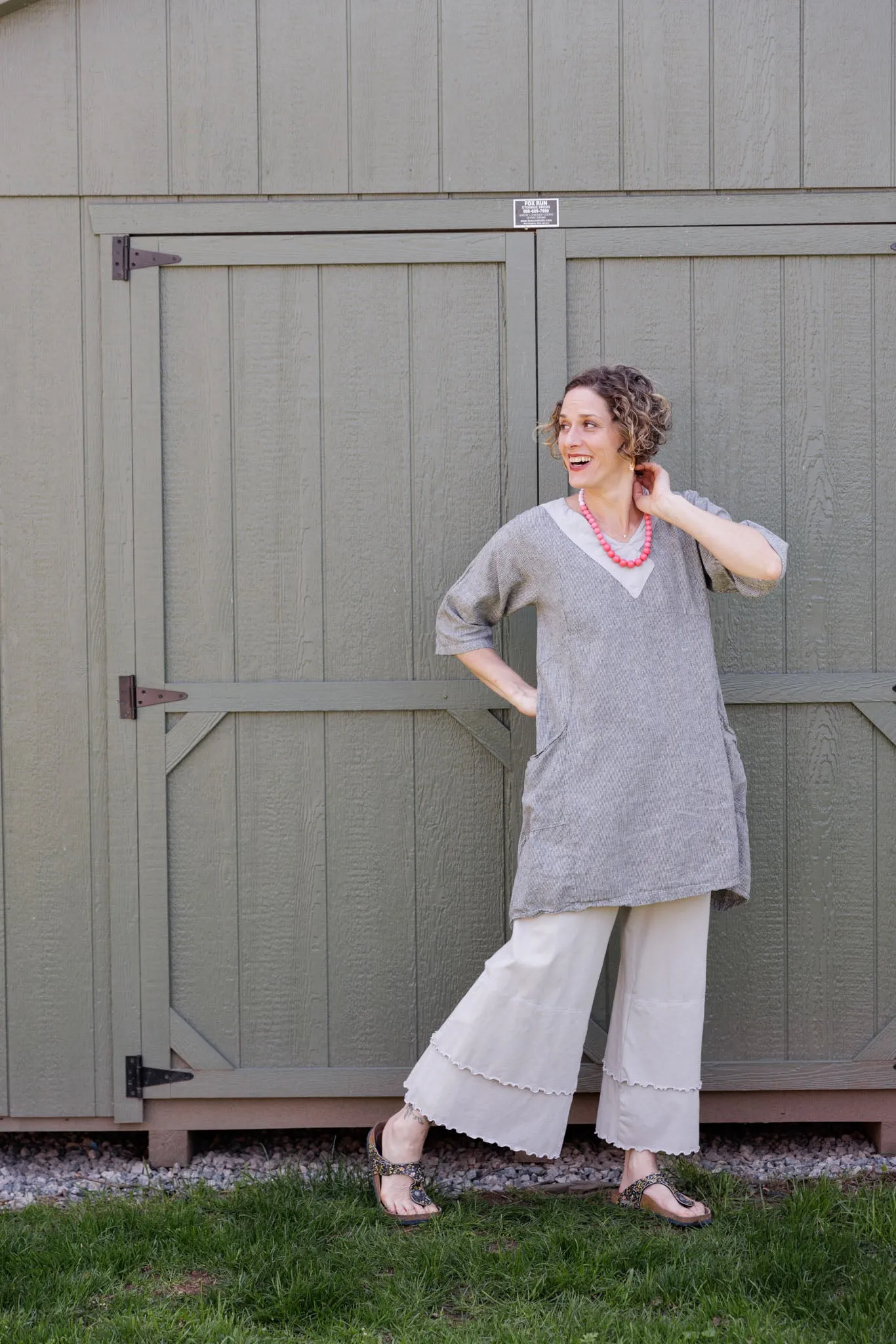 3239 Wide Leg Petaloon Clouds