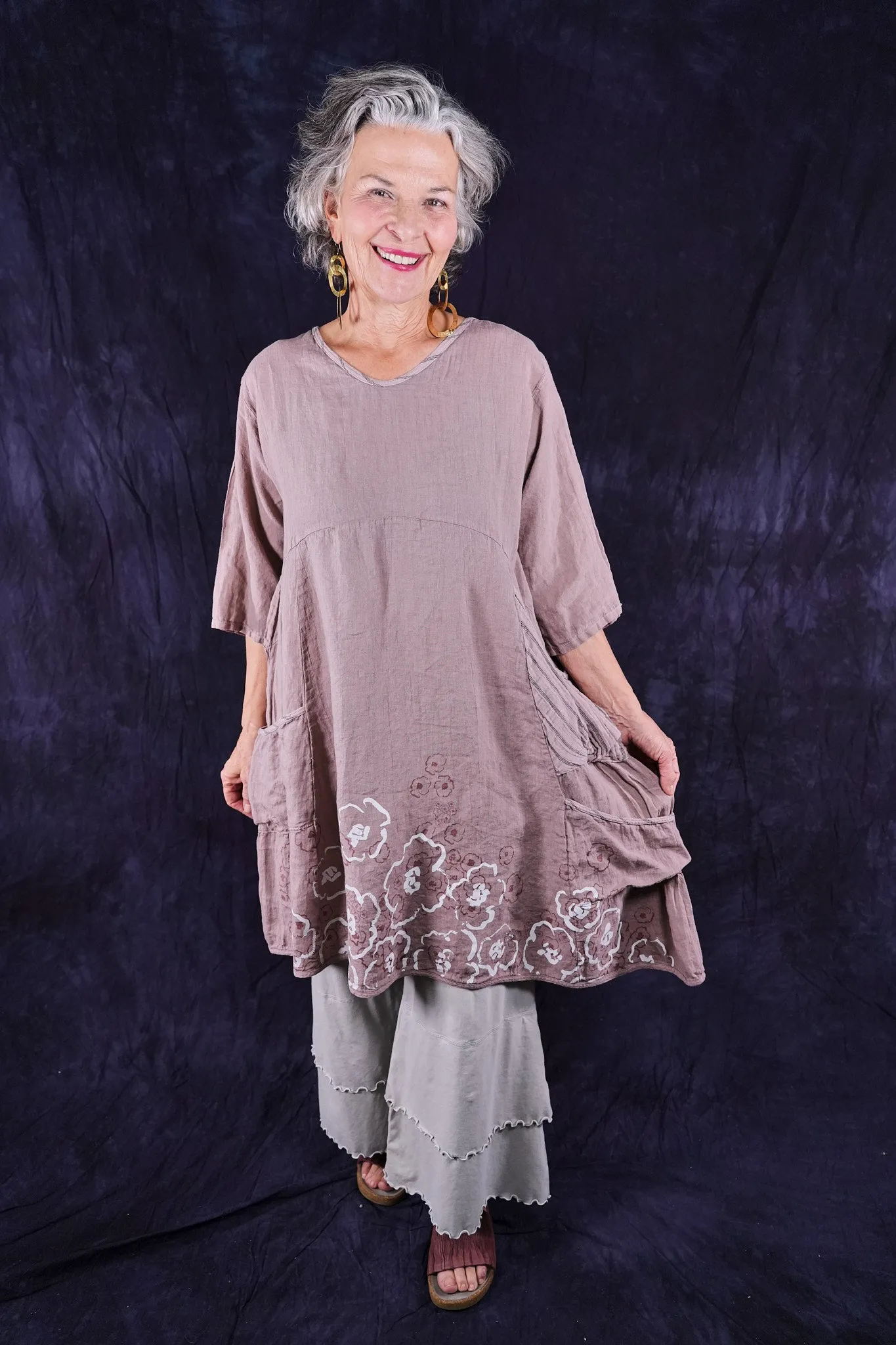 3239 Wide Leg Petaloon Clouds