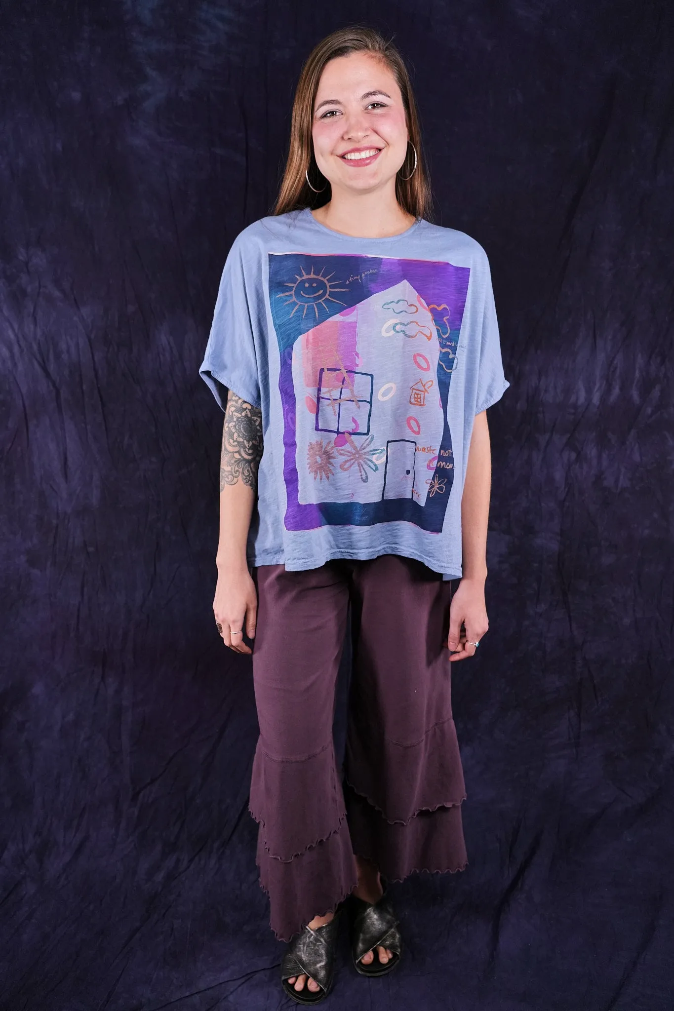 3239 Wide Leg Petaloon Fig