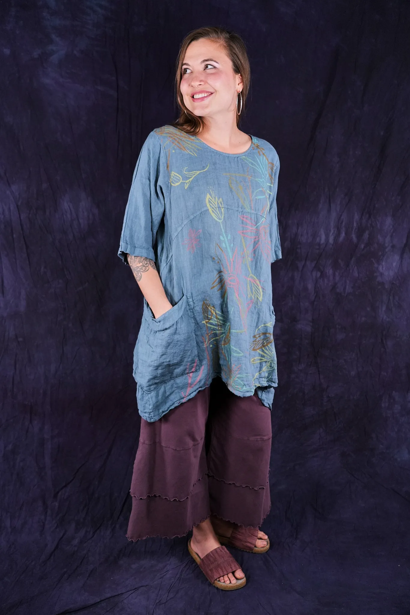 3239 Wide Leg Petaloon Fig