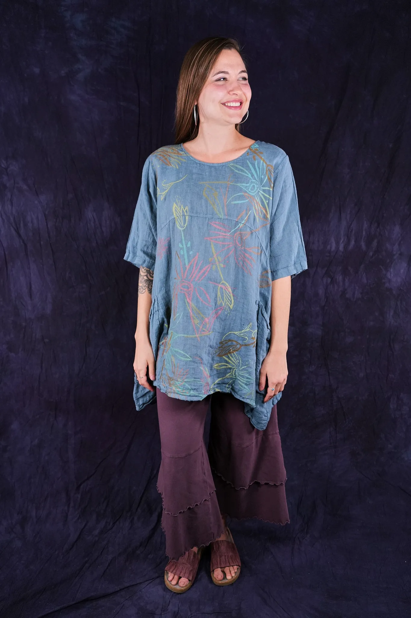 3239 Wide Leg Petaloon Fig