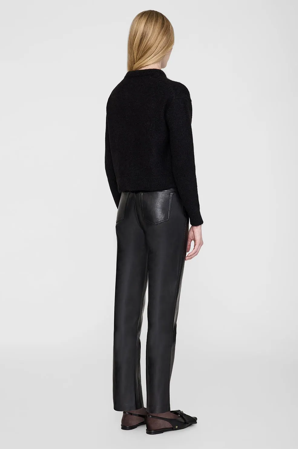 Anine Bing Rhodes Cardigan in Black