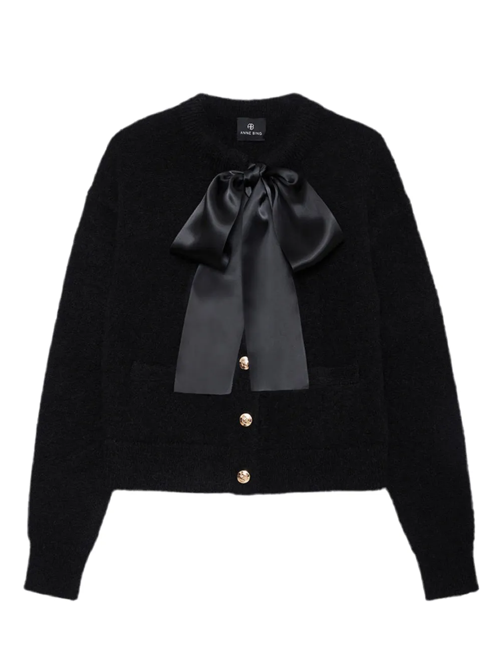 Anine Bing Rhodes Cardigan in Black