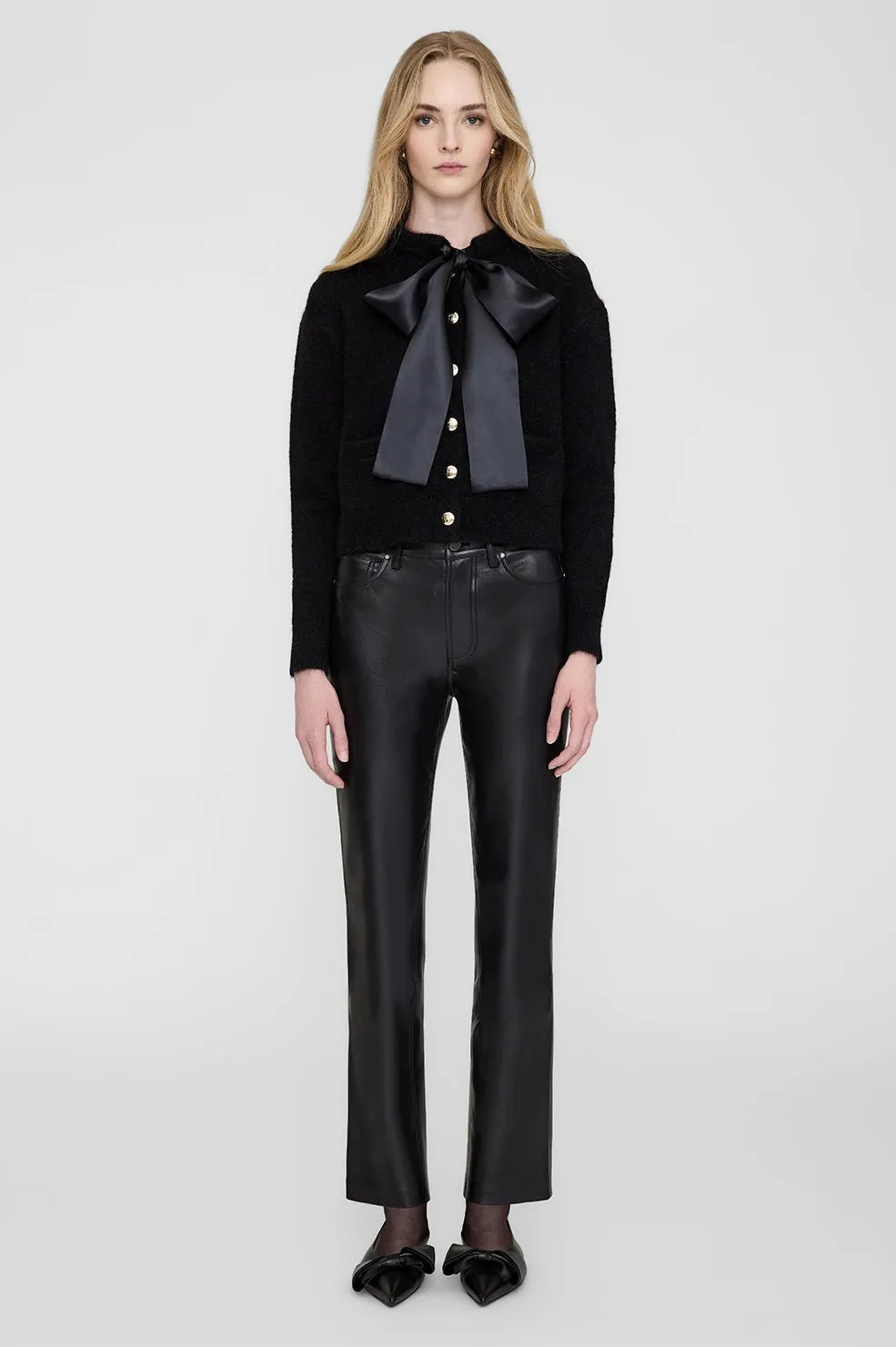 Anine Bing Rhodes Cardigan in Black