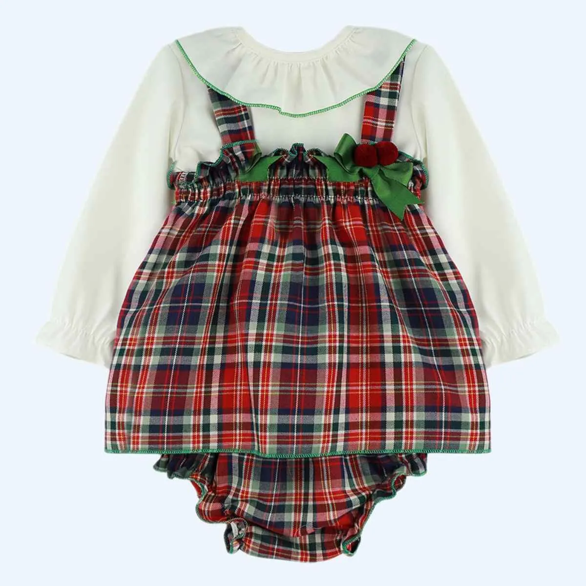 Baby Ferr Baby Girls Red & Green Set