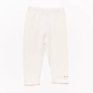 Baby Leggings // ecru // 0-3m // SAMPLE