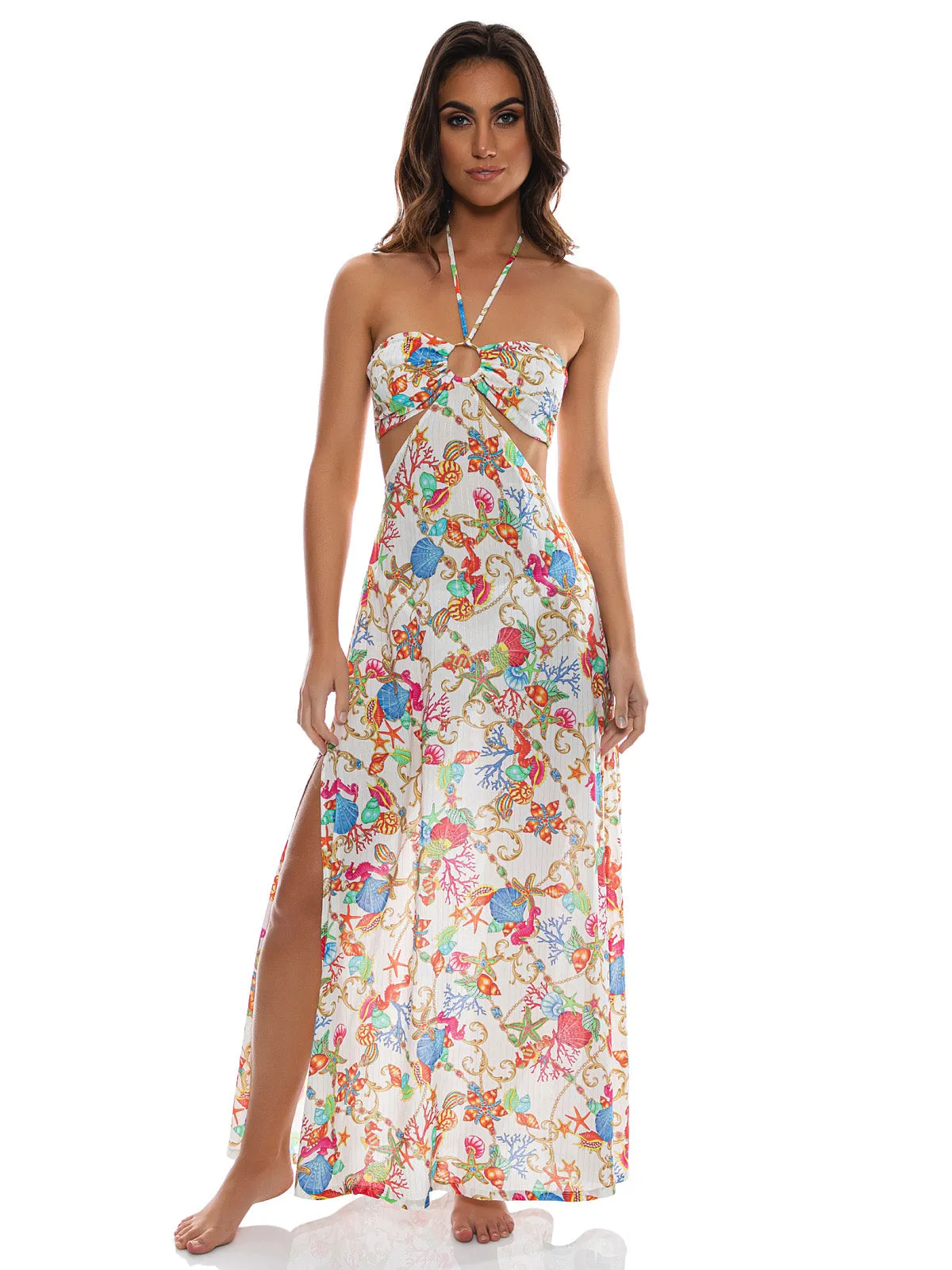Bandeau Ring Cut Out Dress ::RET
