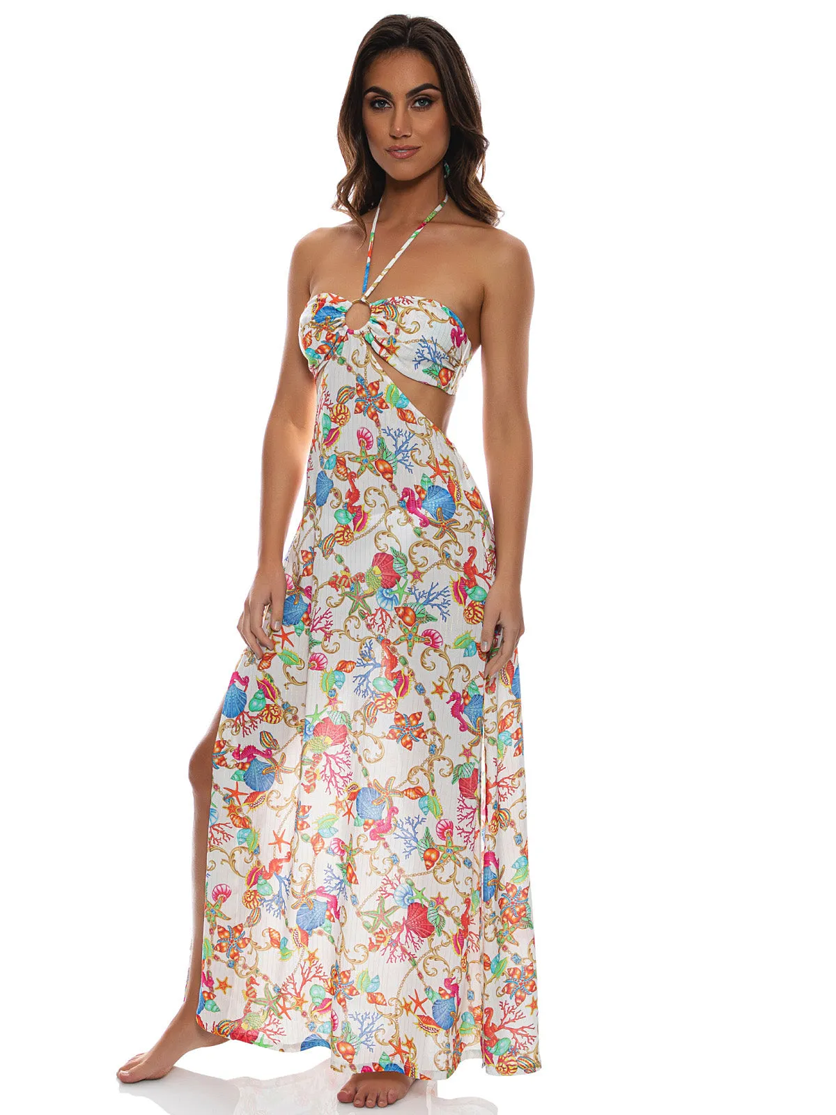 Bandeau Ring Cut Out Dress ::RET