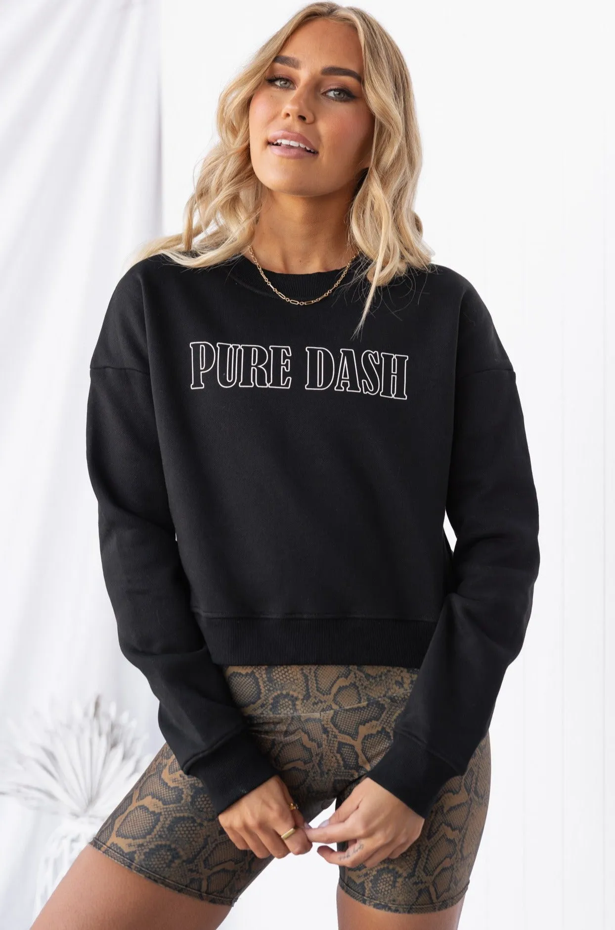 Basic Dash Sweat - Black