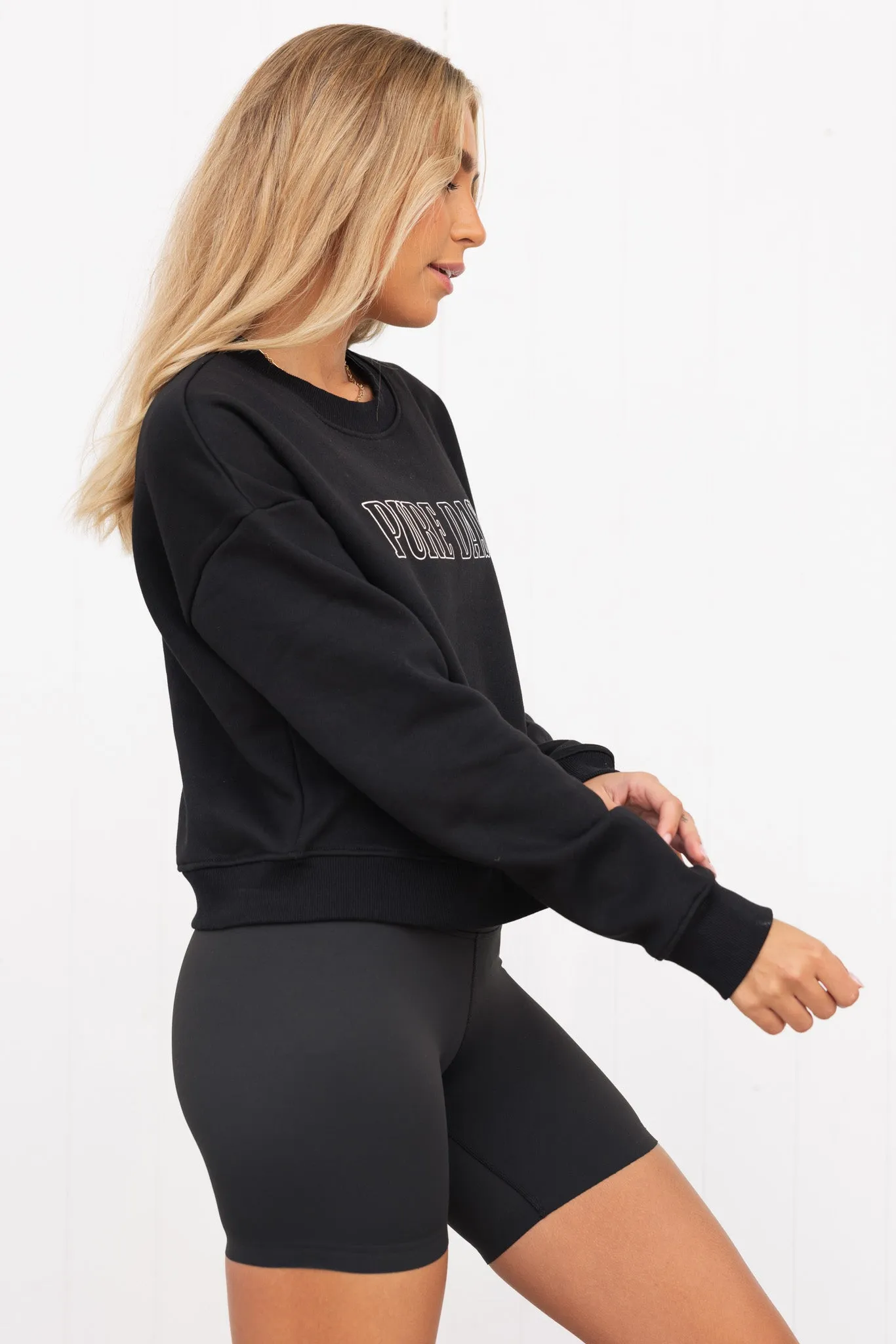 Basic Dash Sweat - Black