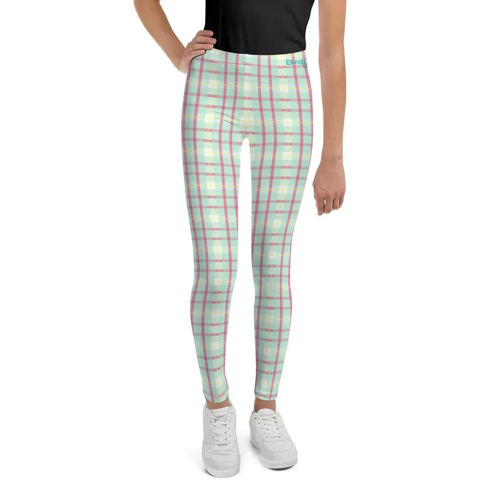 BirdGirls Imperial Plaid Youth Leggings