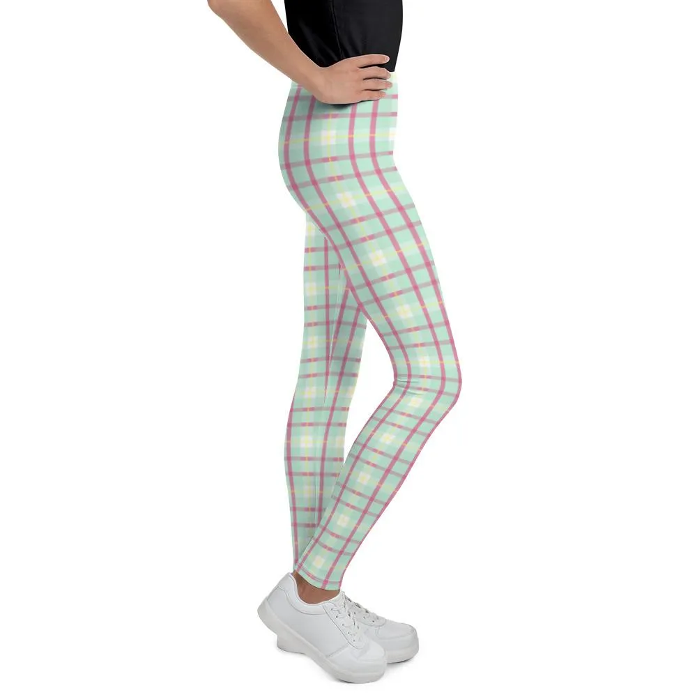 BirdGirls Imperial Plaid Youth Leggings