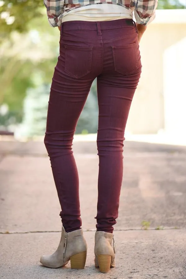 Calypso Pants ~ Burgundy