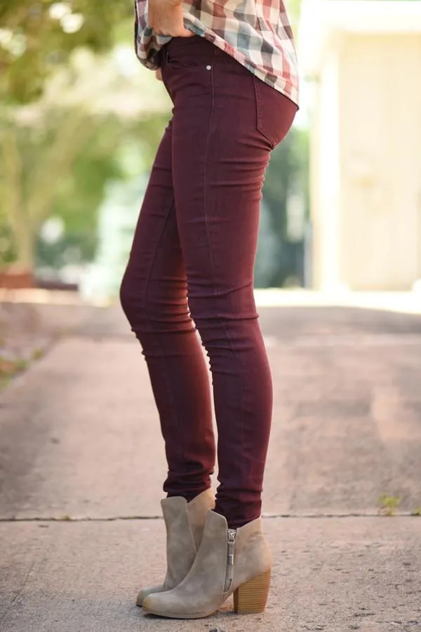 Calypso Pants ~ Burgundy
