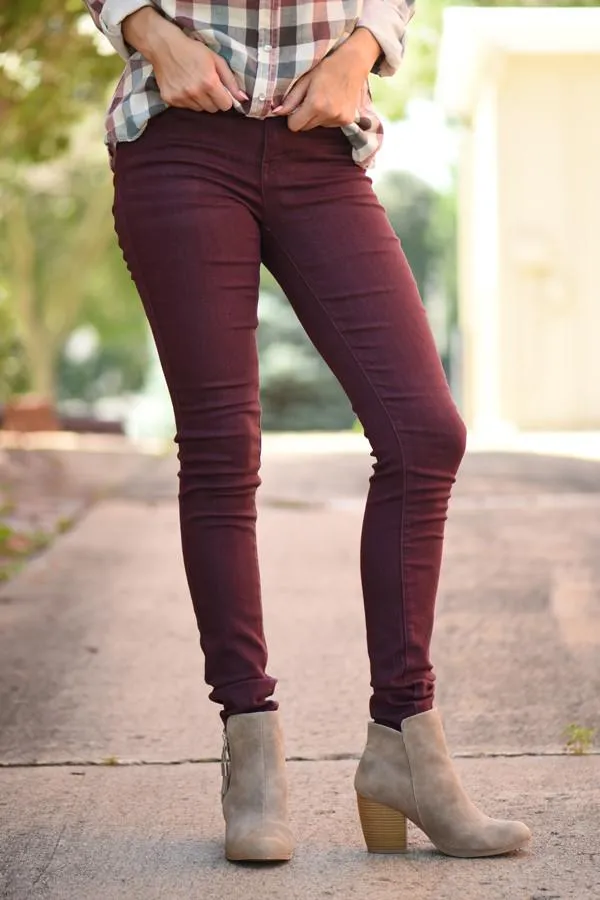Calypso Pants ~ Burgundy