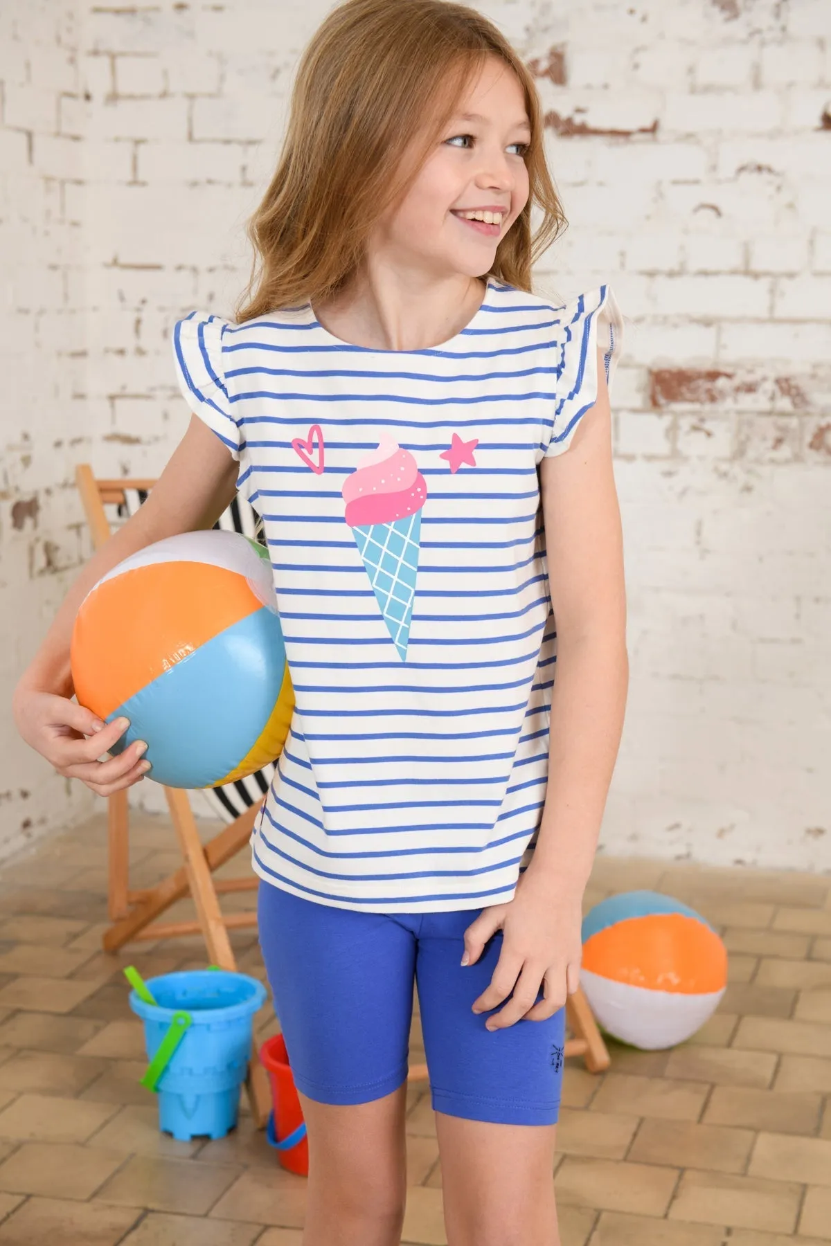 Causeway Swing Tee - Ice cream Print