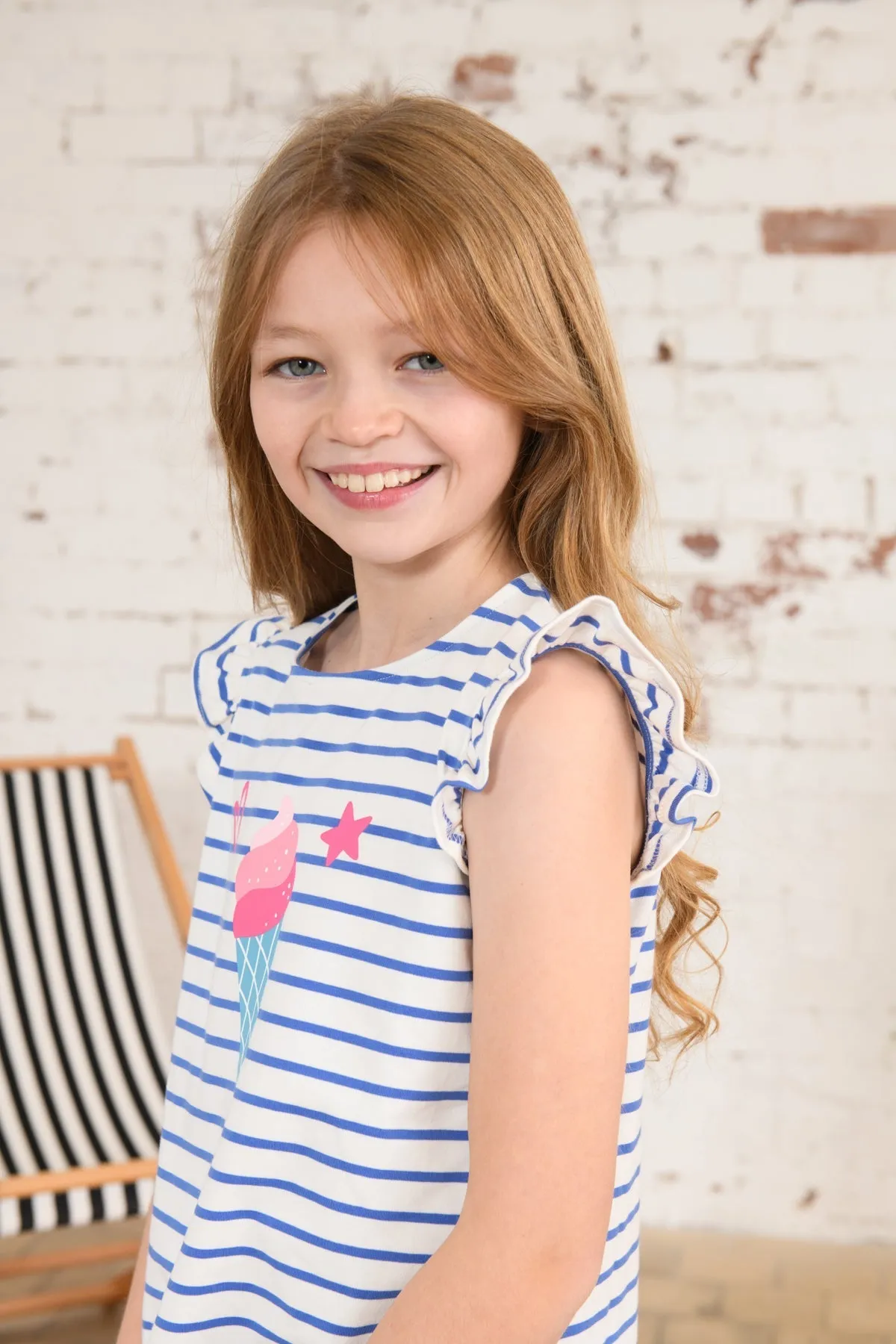 Causeway Swing Tee - Ice cream Print