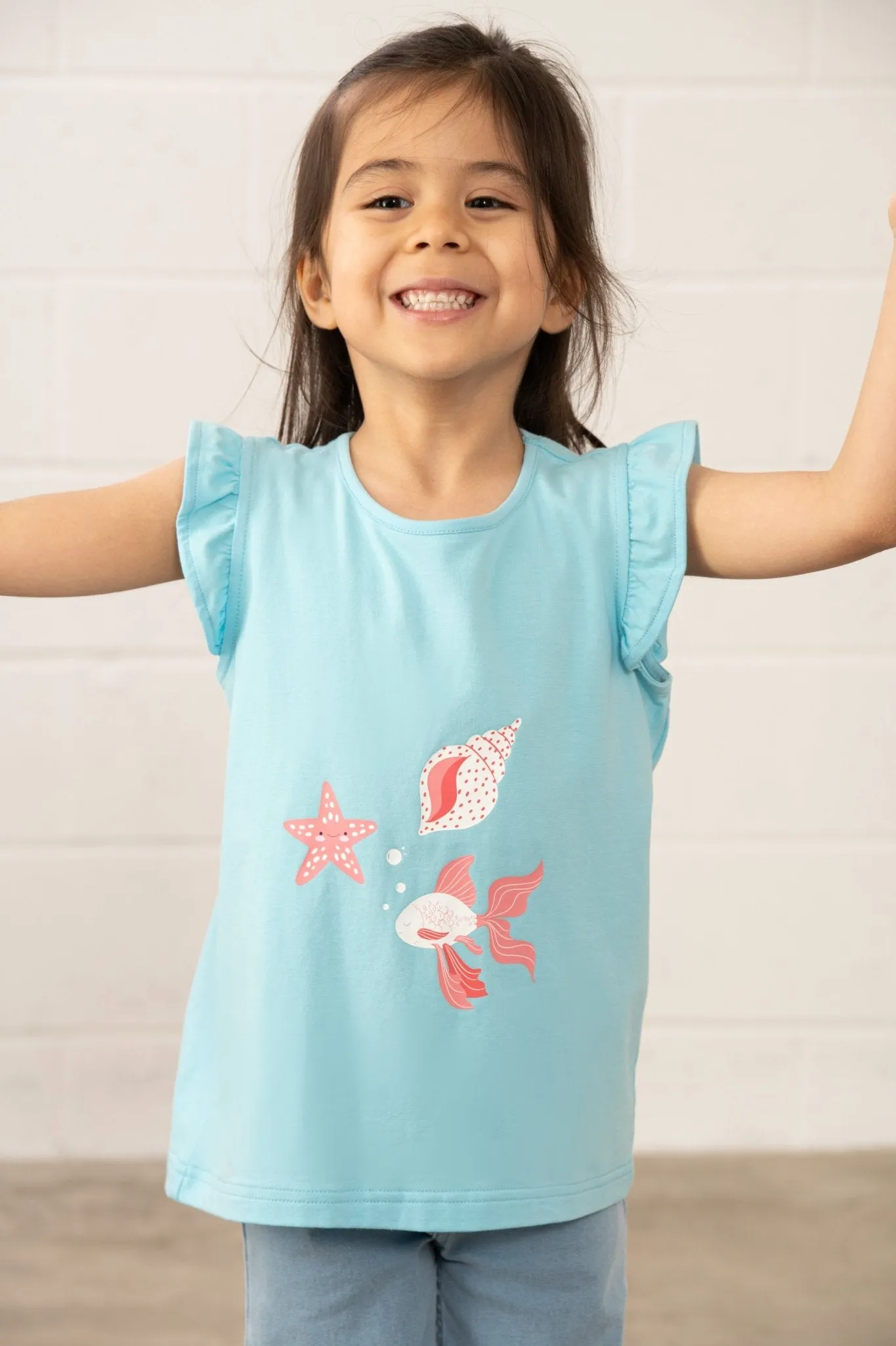Causeway Swing Tee  - Under the Sea Print