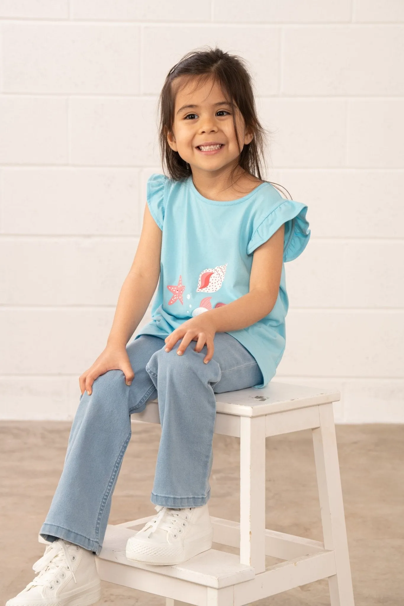 Causeway Swing Tee  - Under the Sea Print