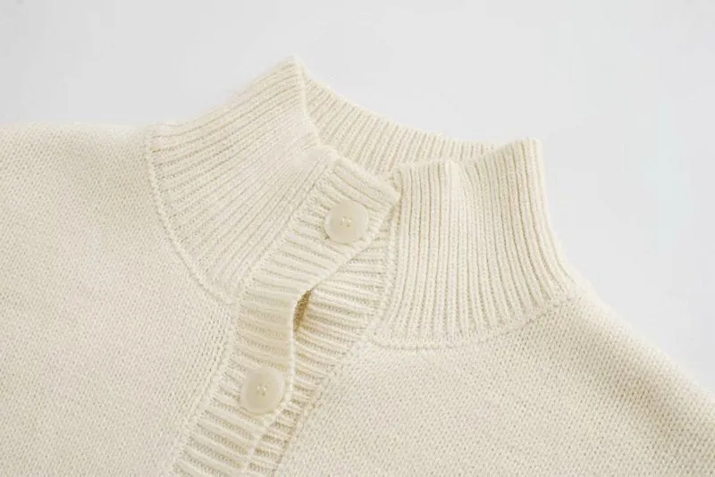 Comfy Single-breasted Knitting Jumpsuit Loungewear