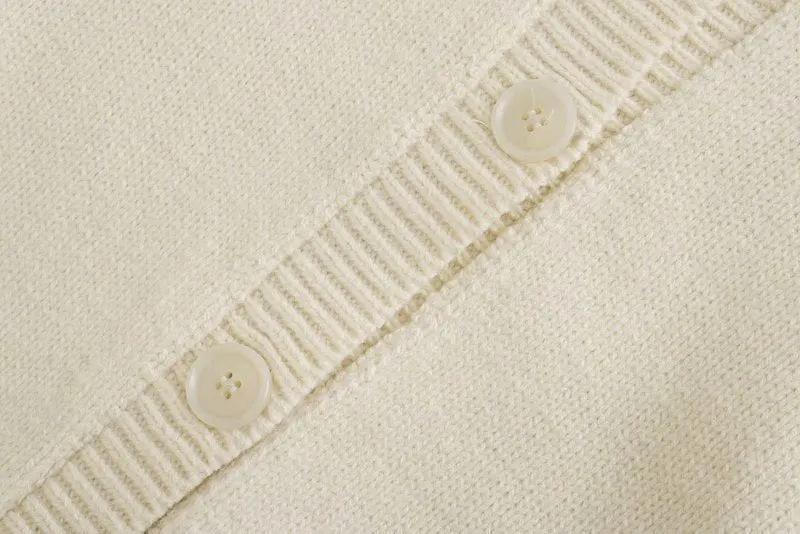 Comfy Single-breasted Knitting Jumpsuit Loungewear