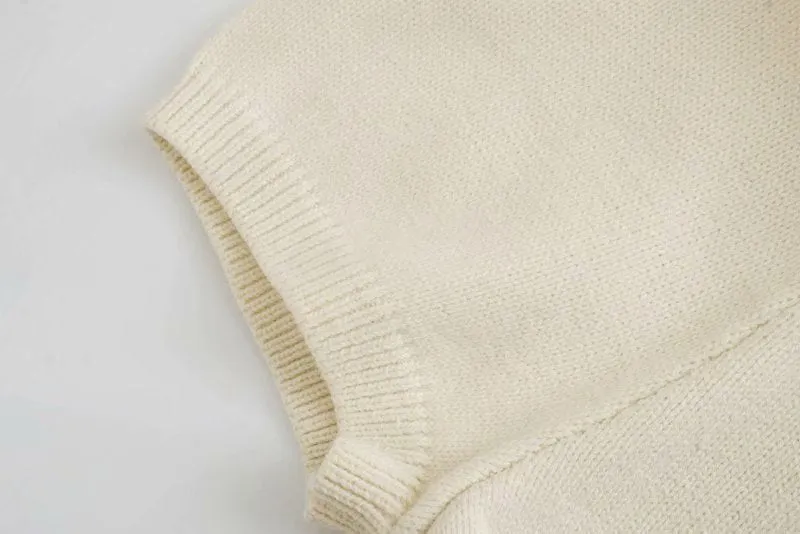 Comfy Single-breasted Knitting Jumpsuit Loungewear