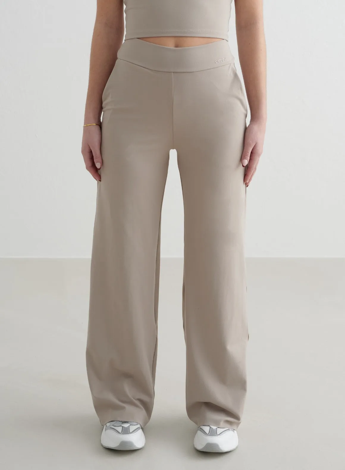 Dark Clay Sense Wide Pants