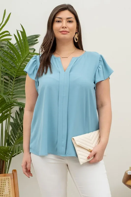 DARK MINT BLOUSE