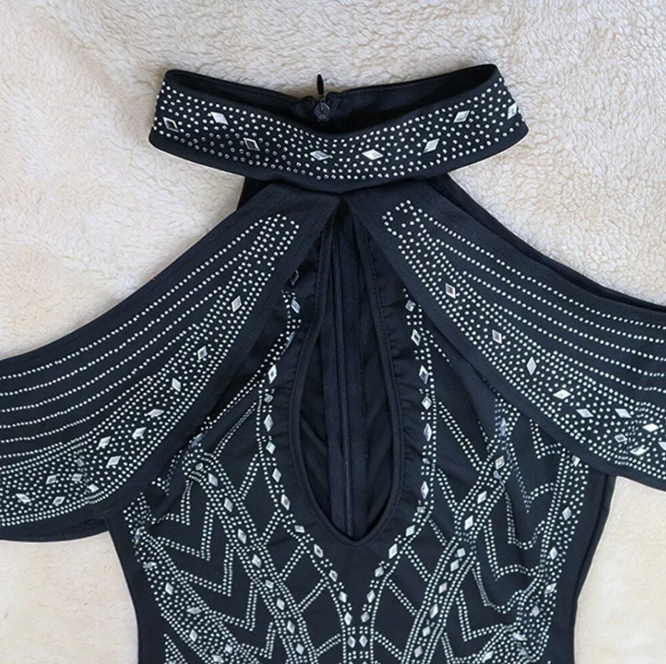 Diamond Dress | Rhinestone Dress | Dress with Diamonds | Party Dress