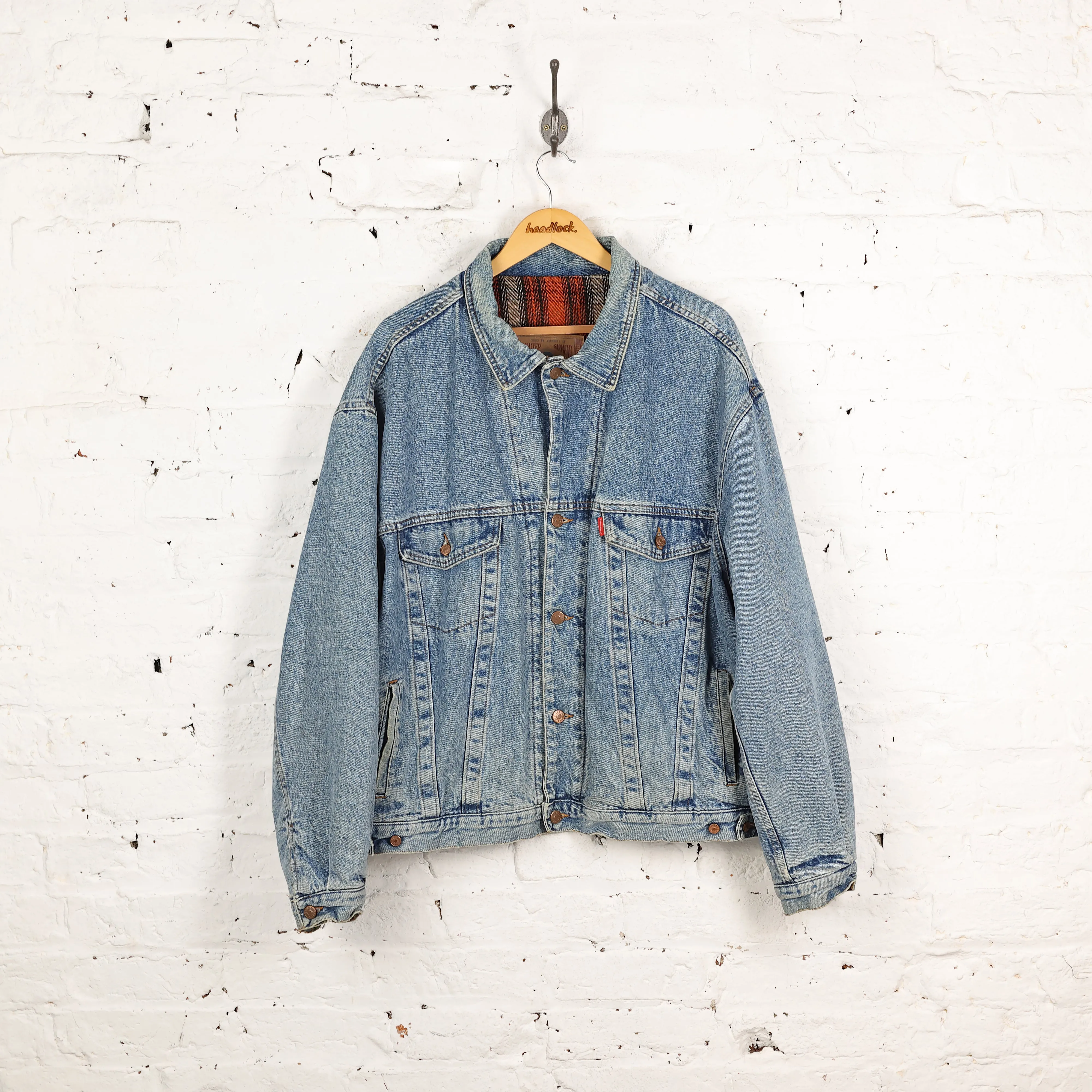 Diesel Lined 90s Denim Jacket - Blue - XXL