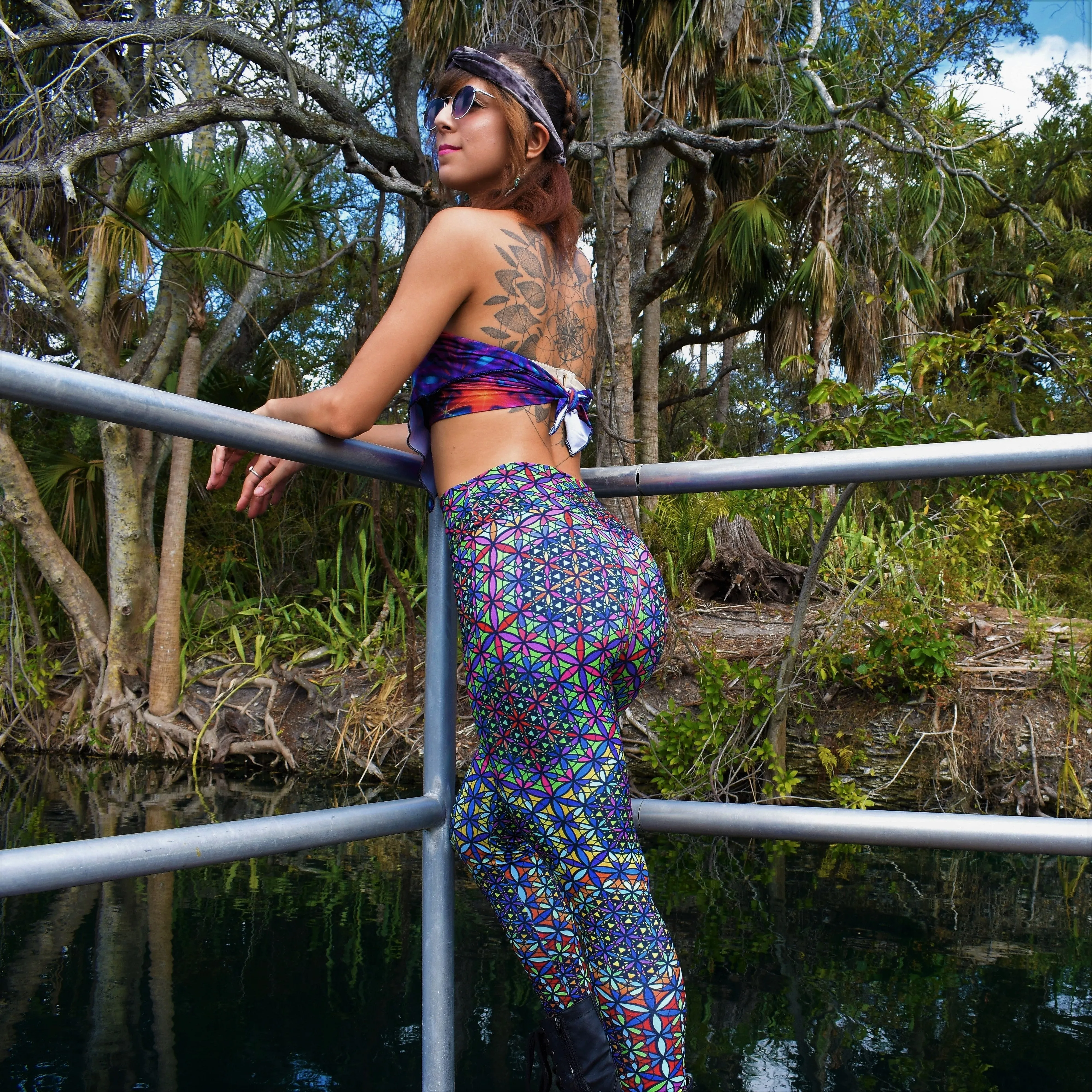 Double Flower of Life Legging