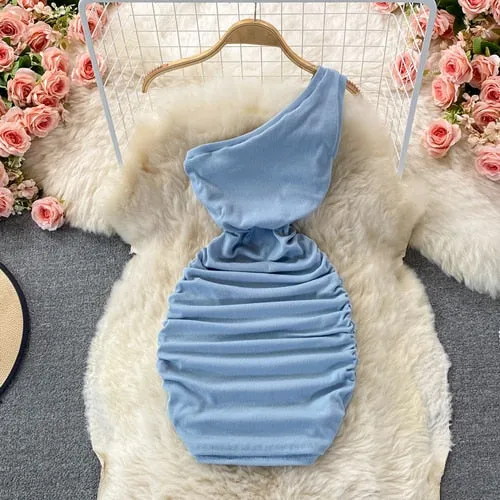 Elastic bodycon dresses