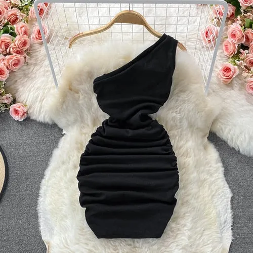 Elastic bodycon dresses