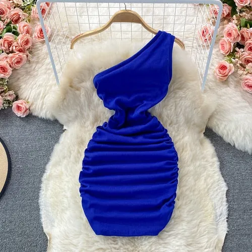 Elastic bodycon dresses
