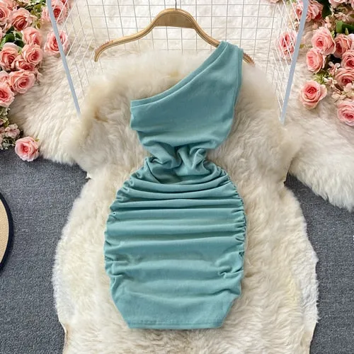 Elastic bodycon dresses