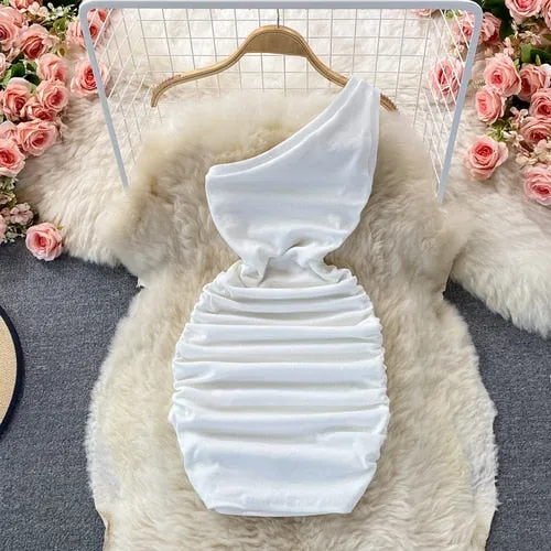 Elastic bodycon dresses