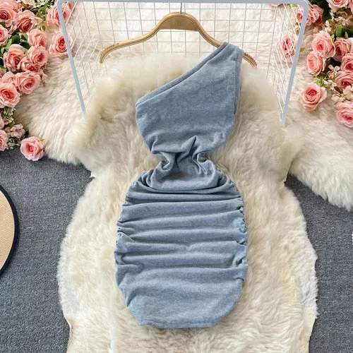 Elastic bodycon dresses