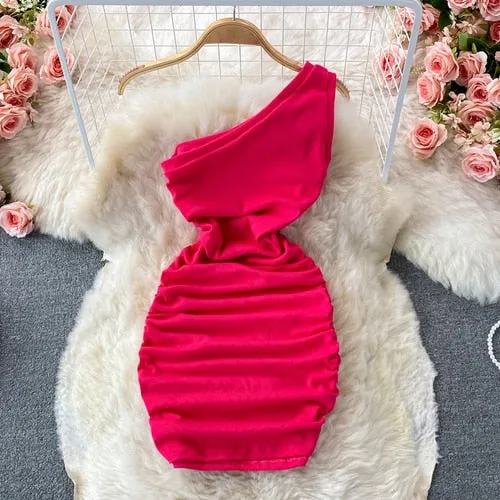 Elastic bodycon dresses
