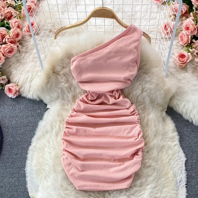 Elastic bodycon dresses