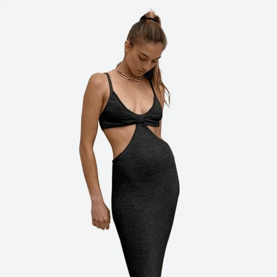 Elegant Cut-Out Spaghetti Strap Dresses