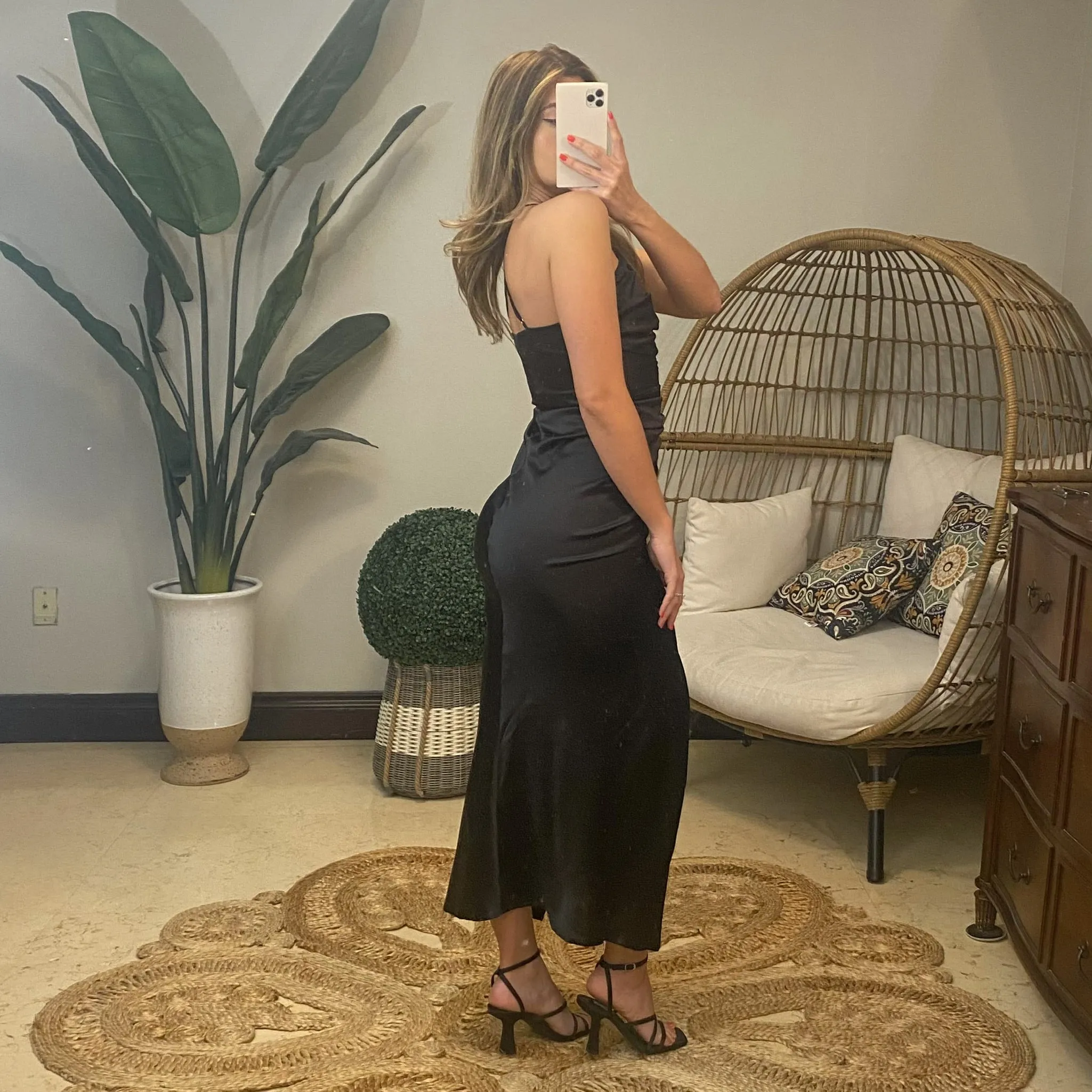 Eve Silky Midi Dress