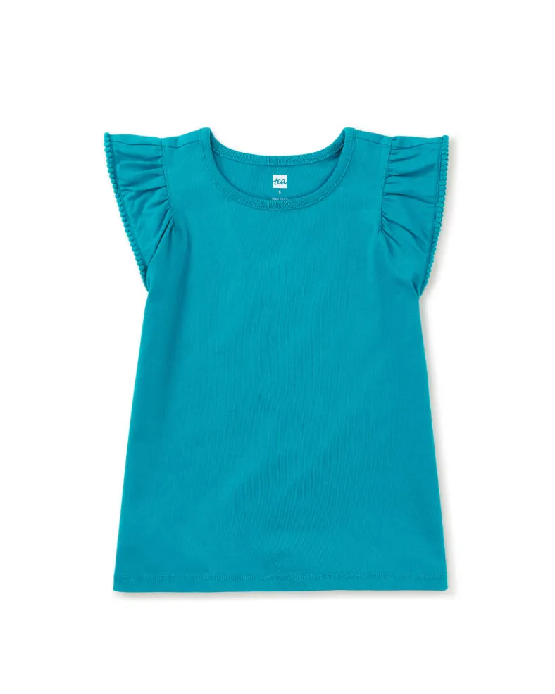 FLUTTER TOP-BLUE
