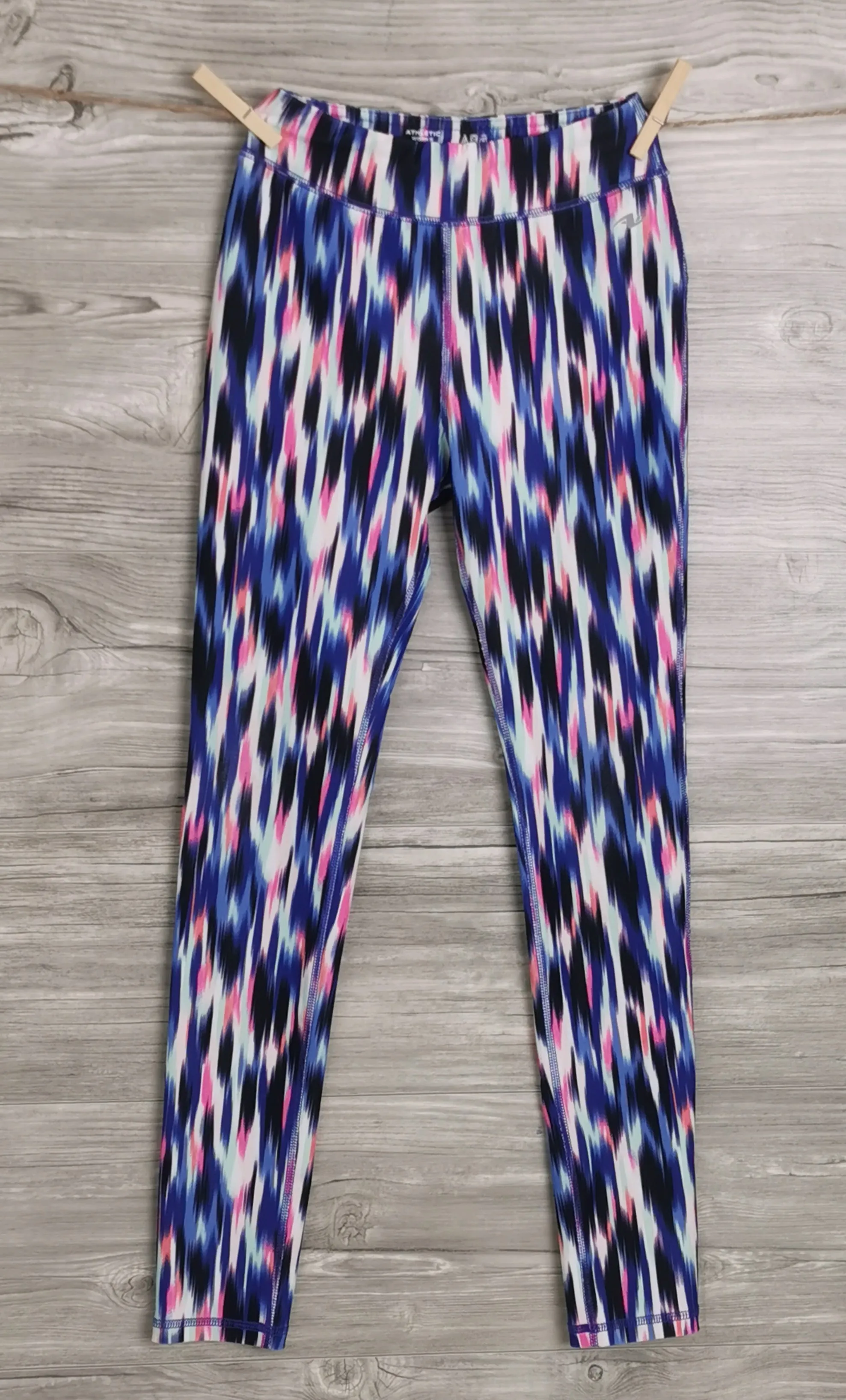 GIRL SIZE LARGE (10/12 YEARS) - ATHLETIC WORKS, Graphic Athletic Pants EUC B8