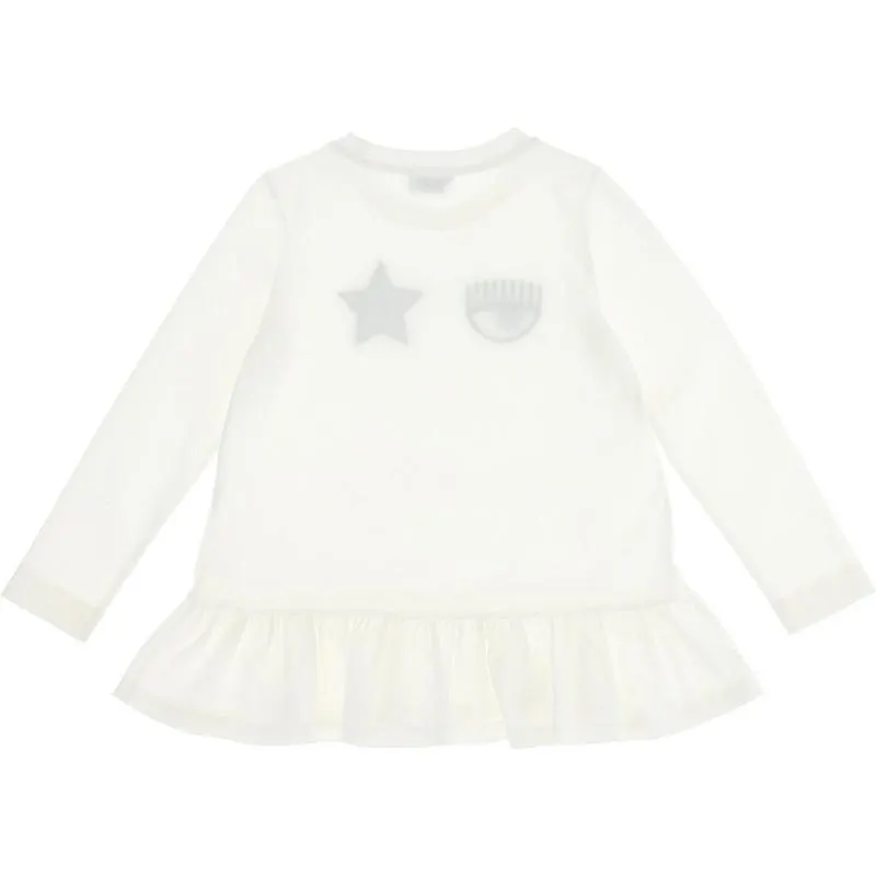 Girls Ivory Eye Star Tunic
