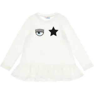 Girls Ivory Eye Star Tunic