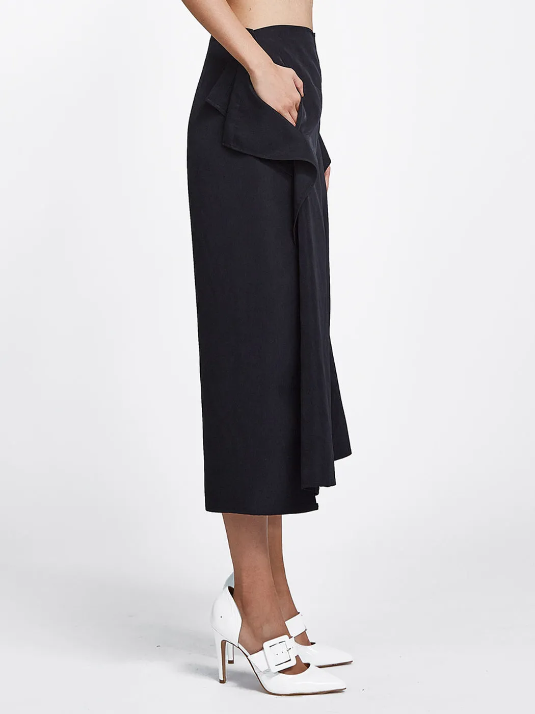 Handkerchief Pants Black