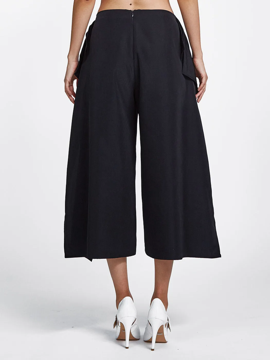 Handkerchief Pants Black