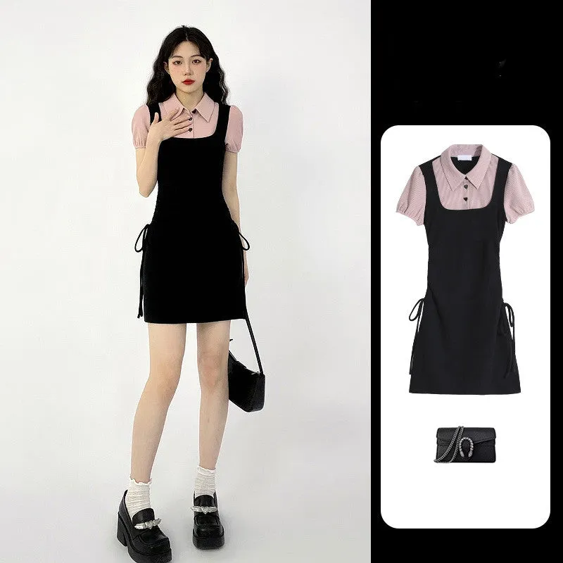 Harajuku polo collar dress  UB98468